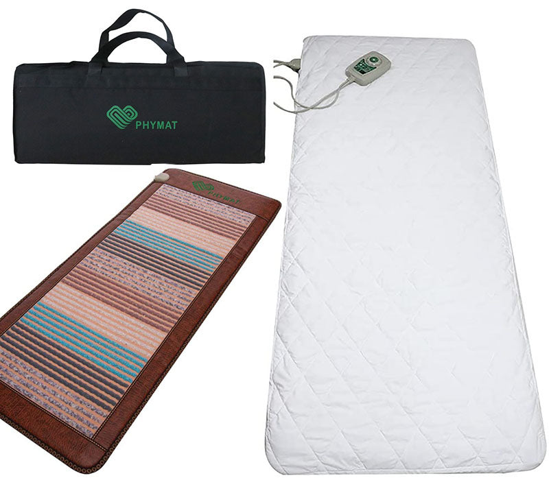 PHYMAT heating pad package includes